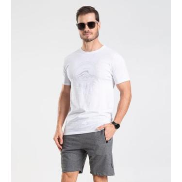 Imagem de Bermuda Moletom Masculina Diametro Cinza, M, Cinza