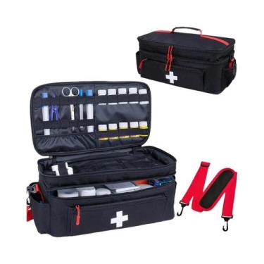 Imagem de Bolsa De Armazenamento De Medicamentos Portátil De Grande Capacidade, 