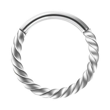 Imagem de Piercing De Aço Inoxidável Em Formato De Coração Para Orelha (Tragus, 