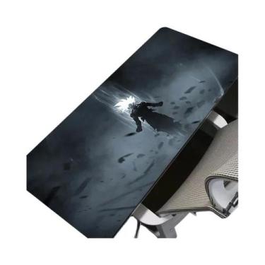 Imagem de Tapete De Rato Gamer XXL Dragon Ball Z Preto, Tapete De Teclado Anime,