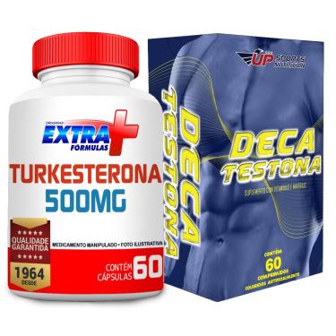 Imagem de Kit Turkesterona 500mg C/ 60 + Deca Testona C/ 60