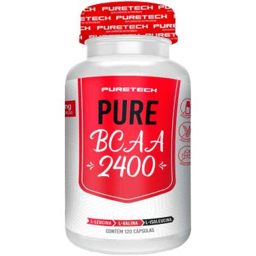Imagem de Bcaa 2400 Pure Aminoacids com 120 cápsulas Puretech