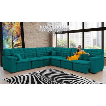 Imagem de Sofá de Canto Magno 3,32x3,77m Verde