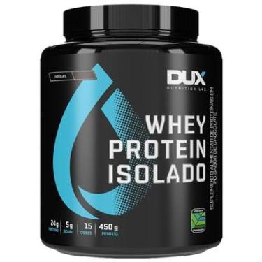 Imagem de Whey Protein Isolado 100% Proteina Chocolate Pote 450g - Dux Nutrition-Unissex