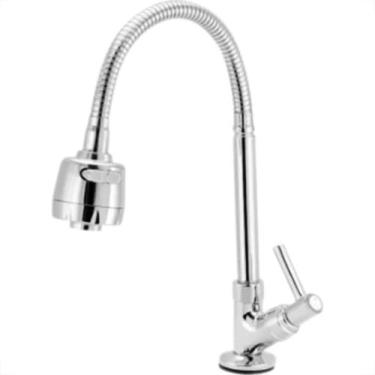 Imagem de Torneira Alpha Pia Mesa C72 Gourmet Cromado 1/4V - ALPHA HIDROMETAIS