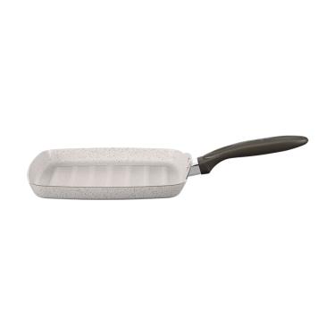Imagem de Frigideira Grill Brinox Suprema Ceramic Life Antiaderente Mineral Resist 750ml 24x24x2,...