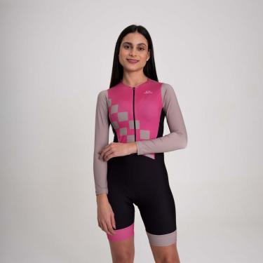 Imagem de Macaquinho Feminino Manga Longa Márcio May Sport Doce-Feminino