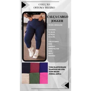 Imagem de CALÇA CARGO BENGALINE Tecido : Bengaline - Juh