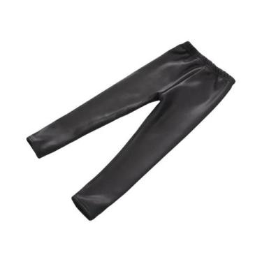 Imagem de Leggings De Couro Quentes E Grossas Para Meninas De 3 a 10 Anos Calças