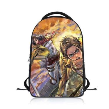 Imagem de Mochila escolar Attack On Titan Anime para crianças - yiweisai