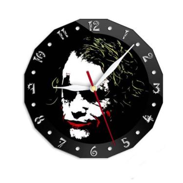 Imagem de Relógio de parede Jokers Silent Non-Ticking 15 cm de vidro+acrílico - 