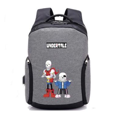 Imagem de Mochila escolar Undertale Anime School Children 30x13x45cm - Yiweisai