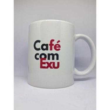 Imagem de Caneca Café com Exu Personalizada Axé Umbanda Candomblé Presente Criat
