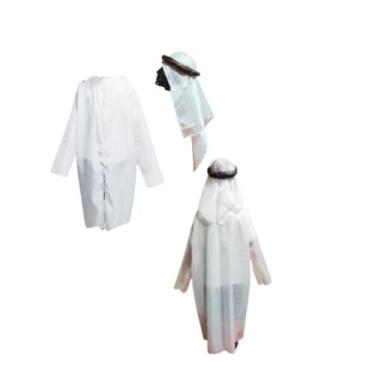 Imagem de Kit Fantasia Árabe/faraó Turbante E Roupa Carnaval Festa - USINA DE AR