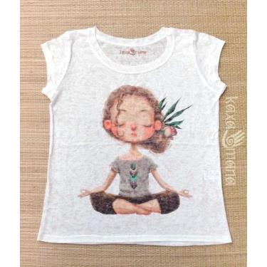 Imagem de Camiseta Feminina Hippie Boho Étnica Zen Ioga CACB006 CHCB002 CCCA002 