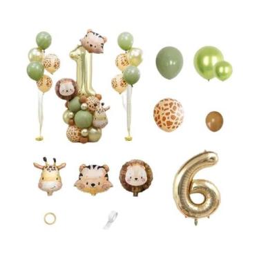 Imagem de Decoração De Festa De Aniversário Para Meninos Com Tema De Selva, 38 P