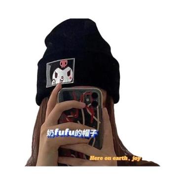 Imagem de Gorro De Inverno Quente Para Meninas, Sanrio Kuromi My Melody Cinnamor