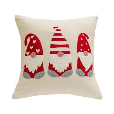 Imagem de Toalha De Bordado Para Natal E Ano Novo, Almofada Decorativa Para Sofá