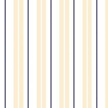 Imagem de Papel De Parede Listrado Cores Laranja E Azul Adesivo Sala