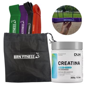 Imagem de Kit 4x Superband Tensões + Creatina Dux Human Health Força-Unissex