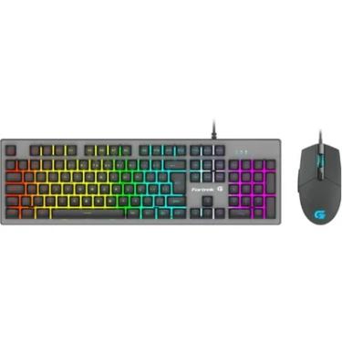 Imagem de Kit Gamer Fortrek Ranger Teclado Semi-Mecânico ABNT2 Iluminado + Mouse Gamer 6400 Dpi -...