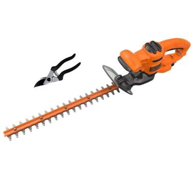 Imagem de Aparador de Cerca Viva 18"" 460mm 110 Volts + Tesoura - BEHT201K-BR - BLACK & DECKER
