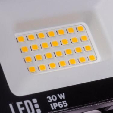 Imagem de Refletor Led Foxlux Bivolt 30w 3000k Preto