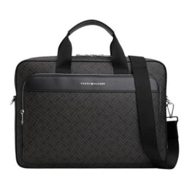 Imagem de Bolsa Pasta Tommy Hilfiger Flag Monogram Computer Bag 8L-Masculino