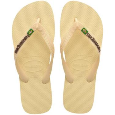 Imagem de Havaianas Chinelos Brasil Logo adulto, Buttercream, 35/36
