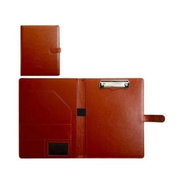 Imagem de Pasta Organizadora Multifuncional A4 Em Couro PU Com Clipe, Porta-Cane