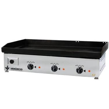 Imagem de Chapa Elétrica Venâncio em Aço Carbono com Espessura de 4mm 220V CE80 14265