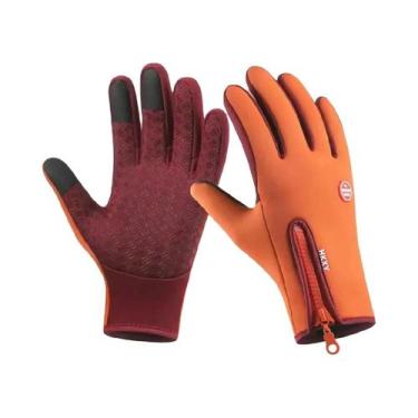 Imagem de Luvas Unissex Impermeáveis Com Tela Sensível Ao Toque, Quentes, À Prov