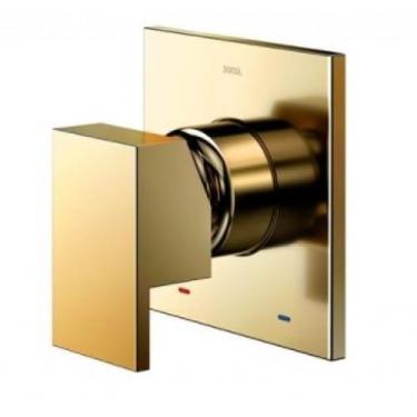 Imagem de Acabamento New Edge Monocomando Para Chuveiro de Alta Vazão 3/4 Ouro P