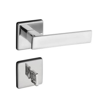 Imagem de Fechadura para Banheiro Quadra 701-80B Cromado - Pado