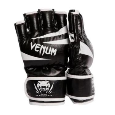 Imagem de Luva de mma venum challenger - preto/branco, G