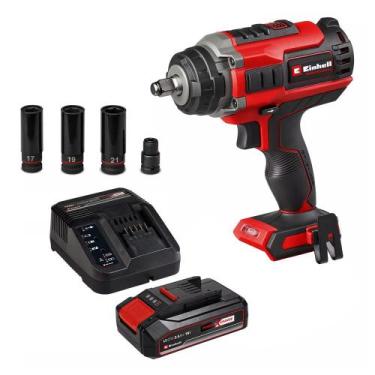 Imagem de Chave de Impacto 1/2 Pol 450Nm Brushless Bateria 18V 2,5Ah Impaxxo 18/