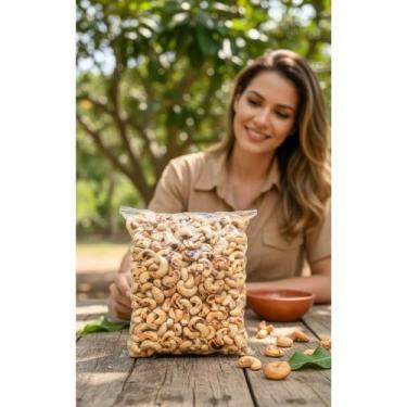 Imagem de Castanha Caju W1 Salgada 1kg Inteira Crocante Assada - Congratulations