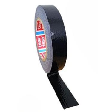 Imagem de Fita Silver Tape Preta 24mmx50m Profissional Tesa Importado - tesa