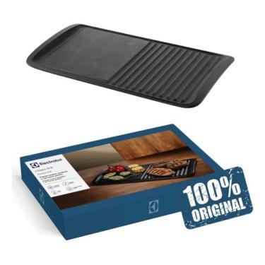Imagem de Chapa Grill Electrolux Ferro Fundido Versátil Nova Com Nota
