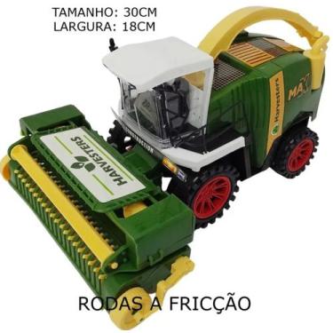 Imagem de Brinquedo Divertido a Frição Colhetadeira Trator Harvesters Max 30cm C