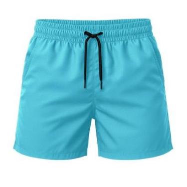 Imagem de Short Tactel Liso Bermuda Masculina Confortável Academia Treino-Masculino