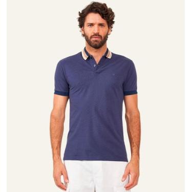 Imagem de Camisa Masculina Polo Colcci Premium, Azul darkness, P
