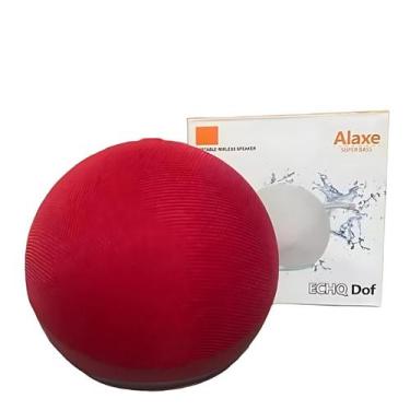 Imagem de Caixa de Som Bluetooth Radio FM USB ECHQDof - Alaxe, vermelho