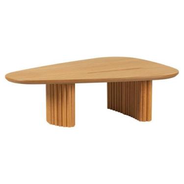 Imagem de Mesa de Centro Baixa de Sala Orgânica Harmonia Meu Móvel de Madeira - 