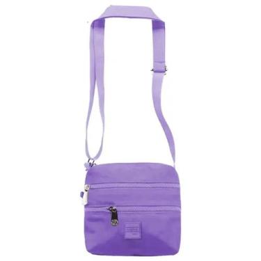 Imagem de Bolsa Feminina Transversal Pequena Nylon  Tactel Crinkle - Yeppb BF 14
