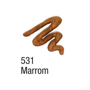 Imagem de Tinta Para Tecido Acripuff Acrilex 35ml 531 - Marrom