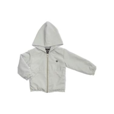 Imagem de Jaqueta Cinza Nylon Capuz Infantil Anjos Baby, Cinza, 1