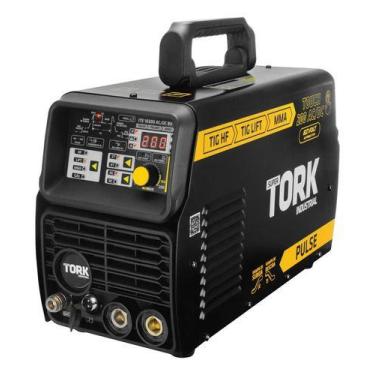 Imagem de Maquina De Solda Inversora Mma Tig Aluminio Acdc 200a Tork Preto 127/2