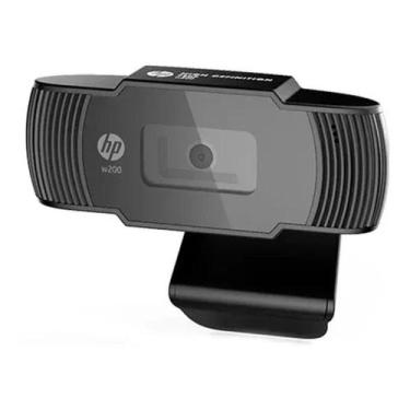 Imagem de Webcam HP W200 HD 720P 30FPS, 1 Megapixels, Foco Fixo, Microfone Duplo
