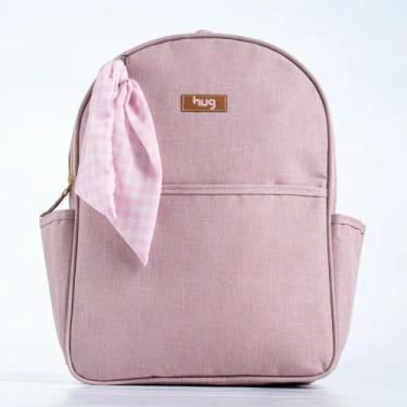 Imagem de Mochila Maternidade Mescla Rosa HUG, Rosa